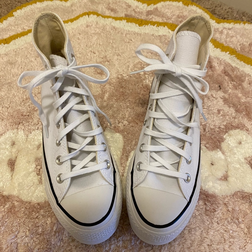 CONVERSE White Chuck Taylor All Star Lift Platform
